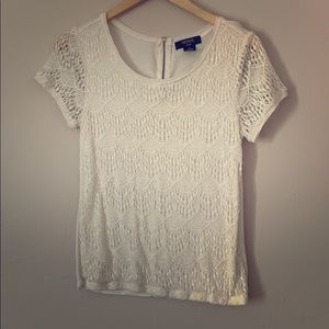 Short Sleeve Lace Tee